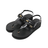 CUSHIONED BUCKLE DETAIL SANDALS