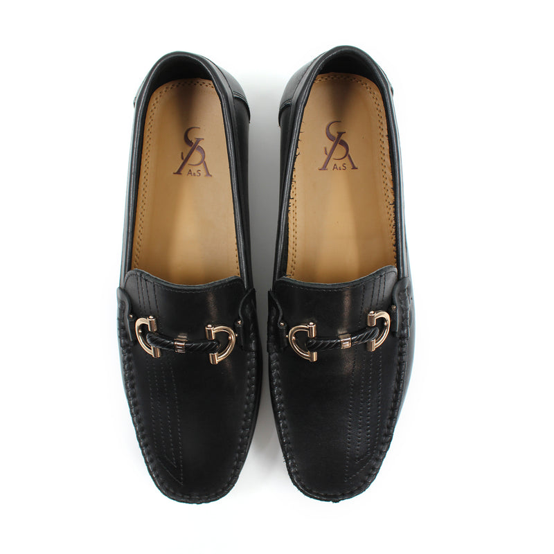 Horse Shoe Buckle Loafers