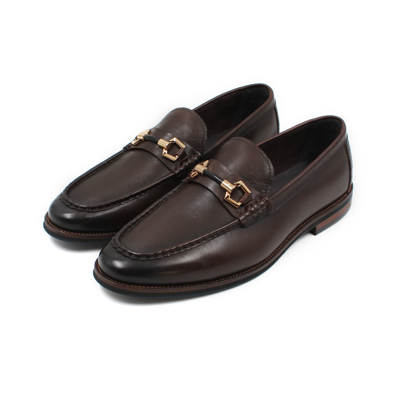 Formal Moccasins with Buckle Detail