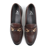 Formal Moccasins with Buckle Detail