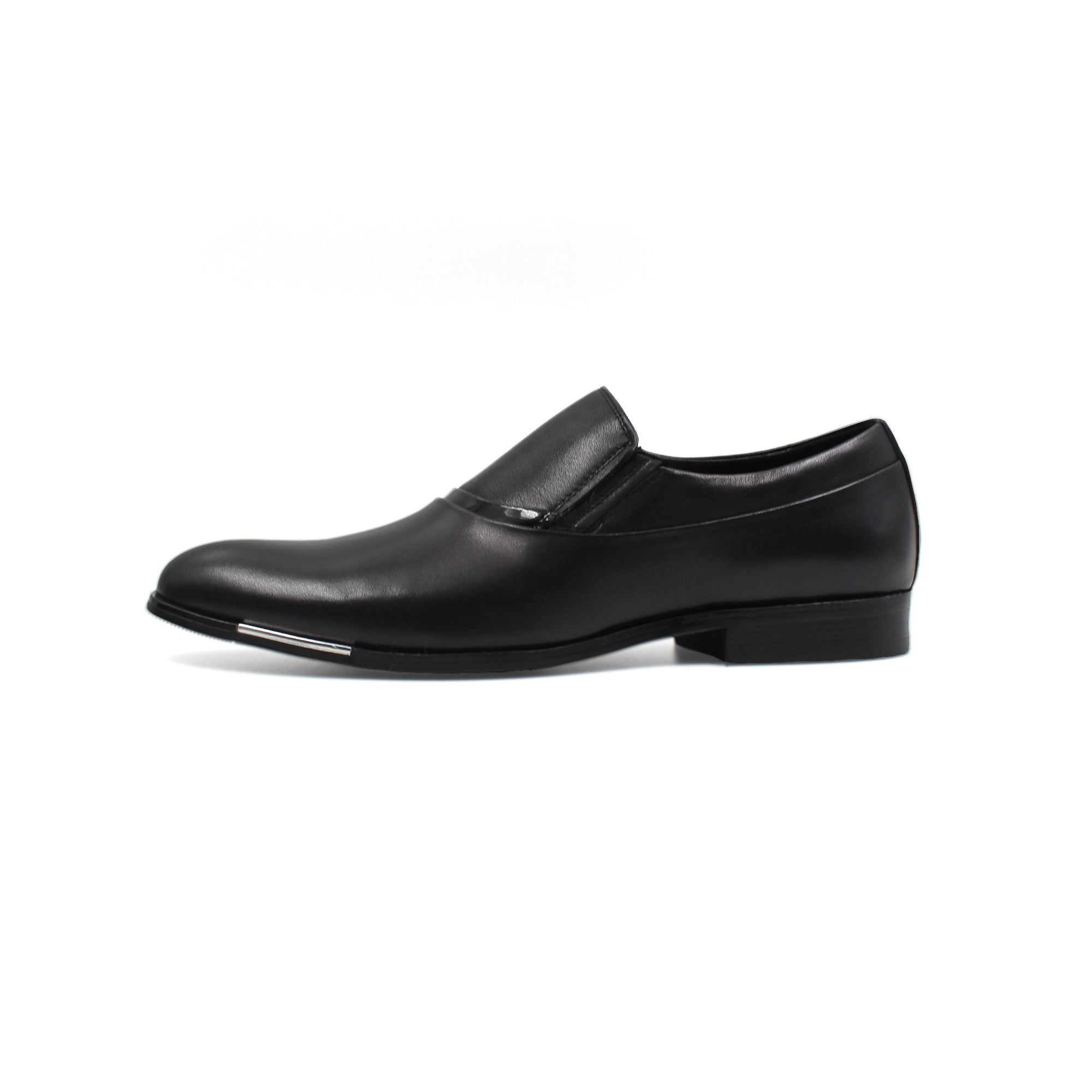 Patent Leather Detail Formal Moccasins