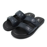 Casual Leather Slip On Sandals