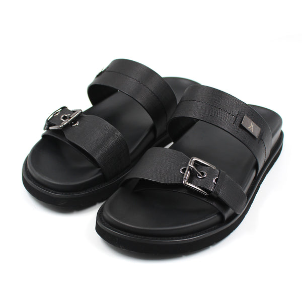 Cushioned Buckle Detail Sandals