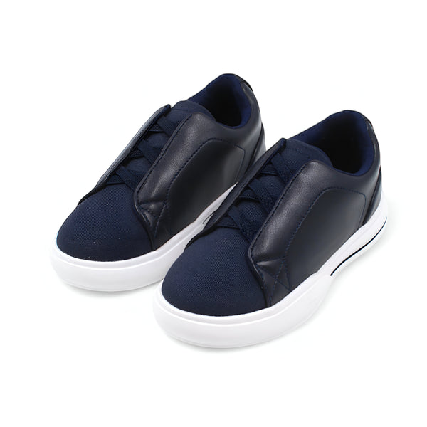 Leather Slip On Sneakers