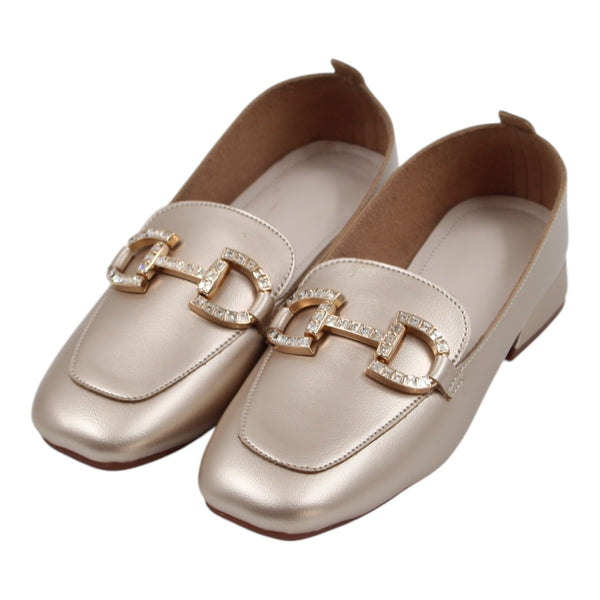 Crystal Embellished Loafers