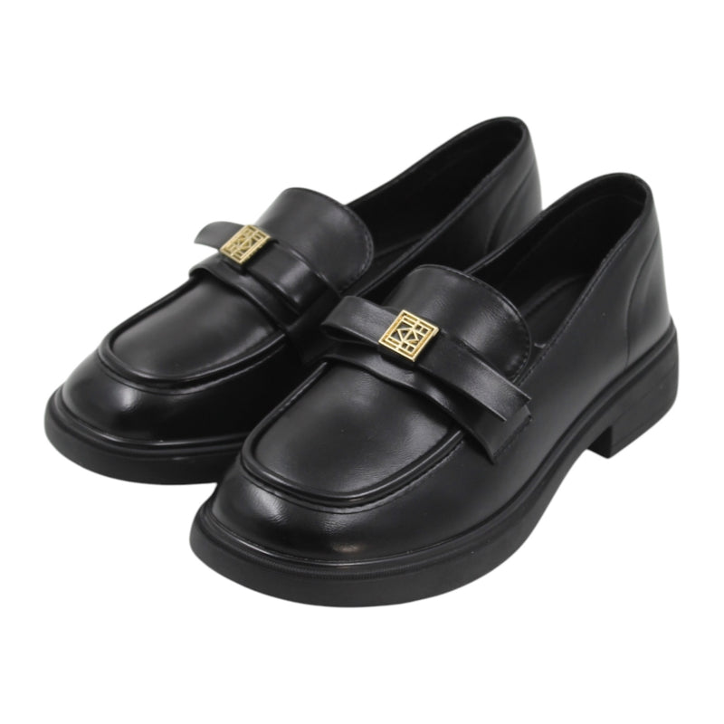 Thread Detail Chunky Loafers