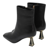 Square Toe Ankle Boots