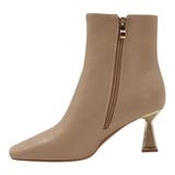 Square Toe Ankle Boots