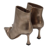 Pleated Golden Detail Boots