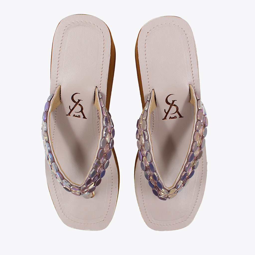 EMBELLISHED FLIP FLOP HIGH PLATFORMS – A&S