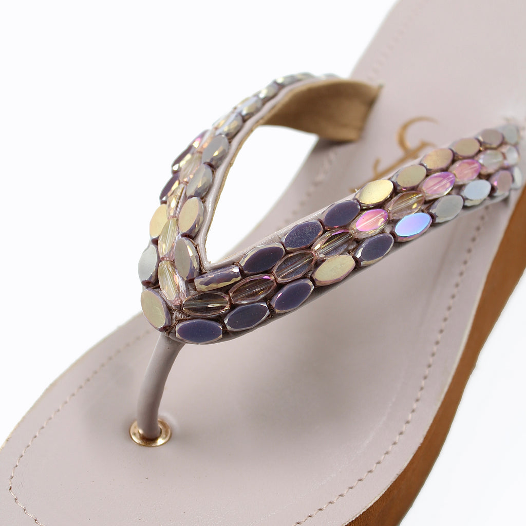 EMBELLISHED FLIP FLOP HIGH PLATFORMS – A&S